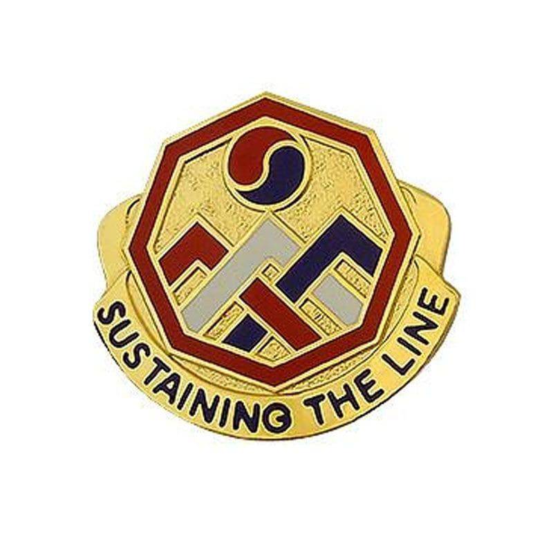 U.S. Army 3rd Sustainment Command Unit Crest "Sustaining the line" (Each)