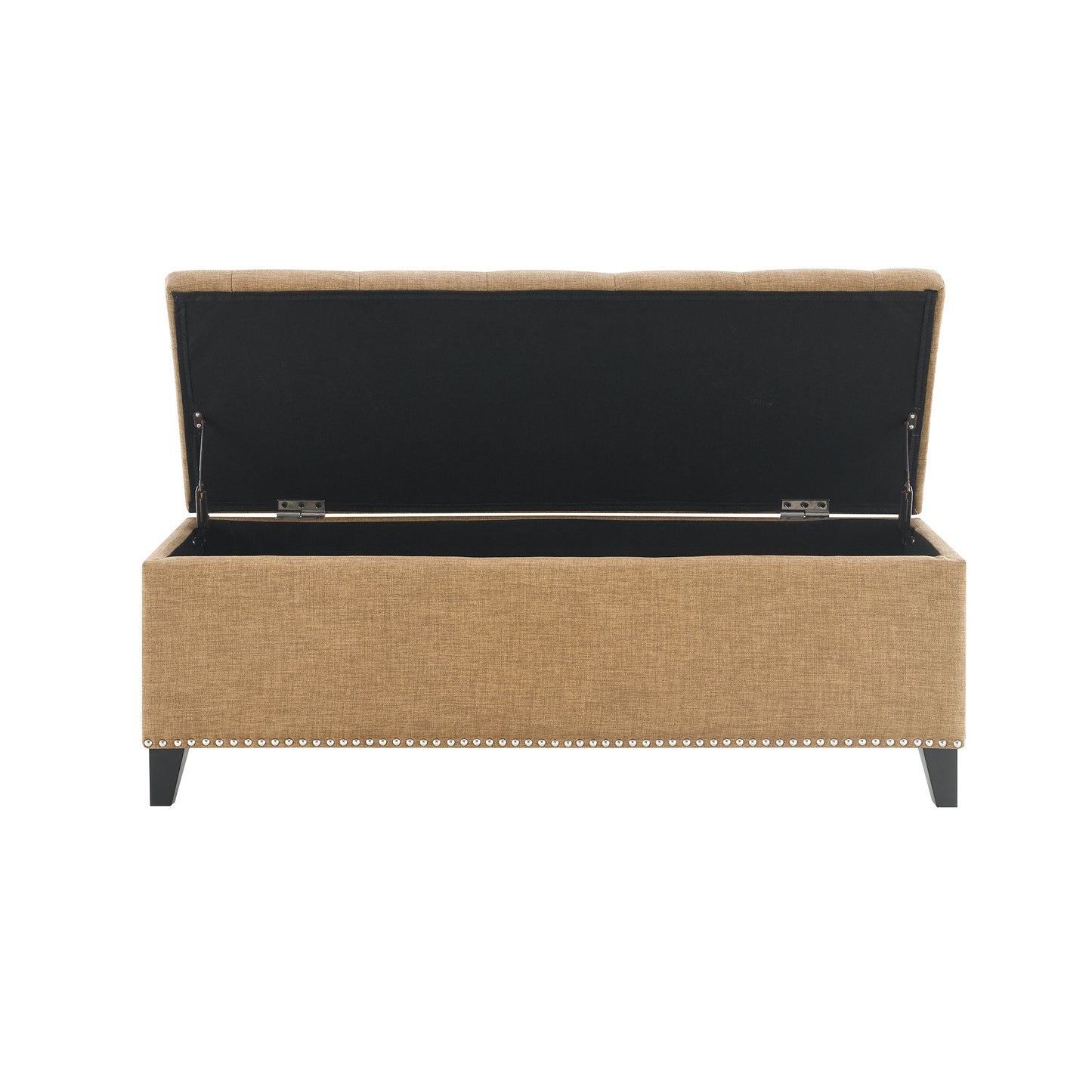 47.5" Storage Ottoman with Safety Close Hinge