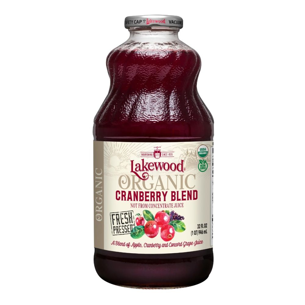 LAKEWOOD ORGANIC: Cranberry Juice Blend, 32 oz