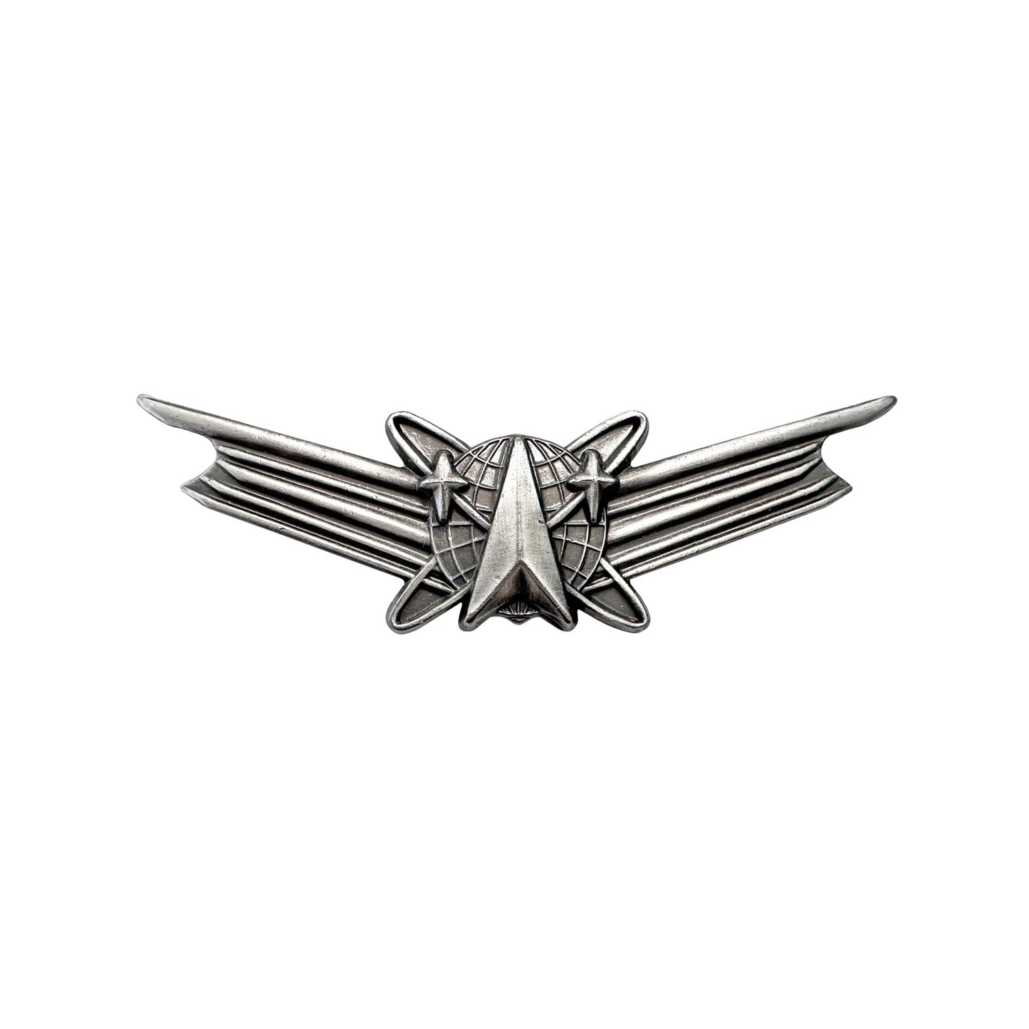 U.S. Army Space Command (Basic) Badge Silver-Oxidized