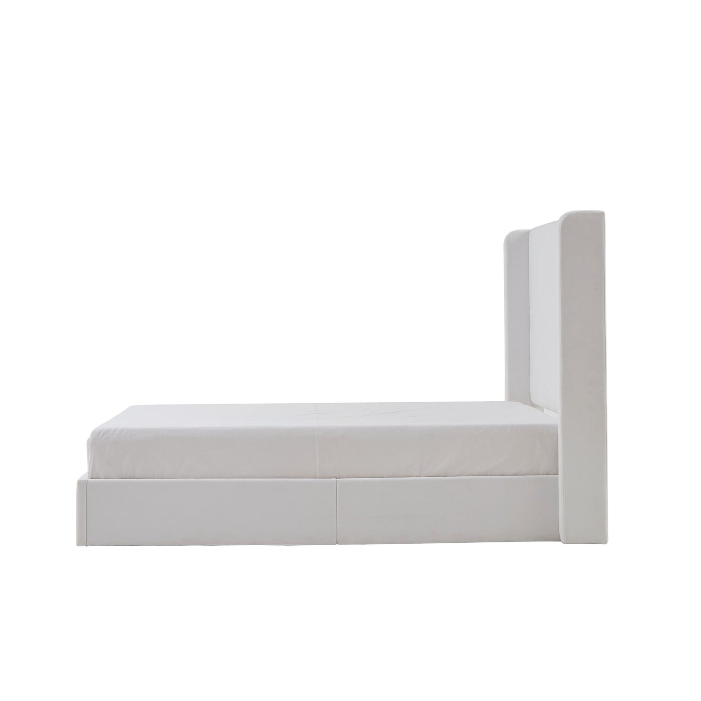 Carmen Upholstered Wingback Bed