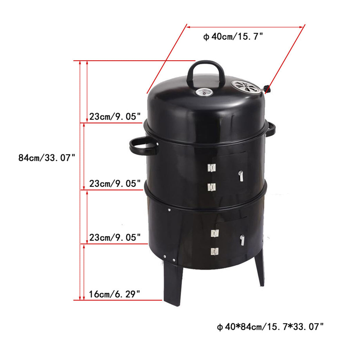 Outdoor Double-Layer Grill