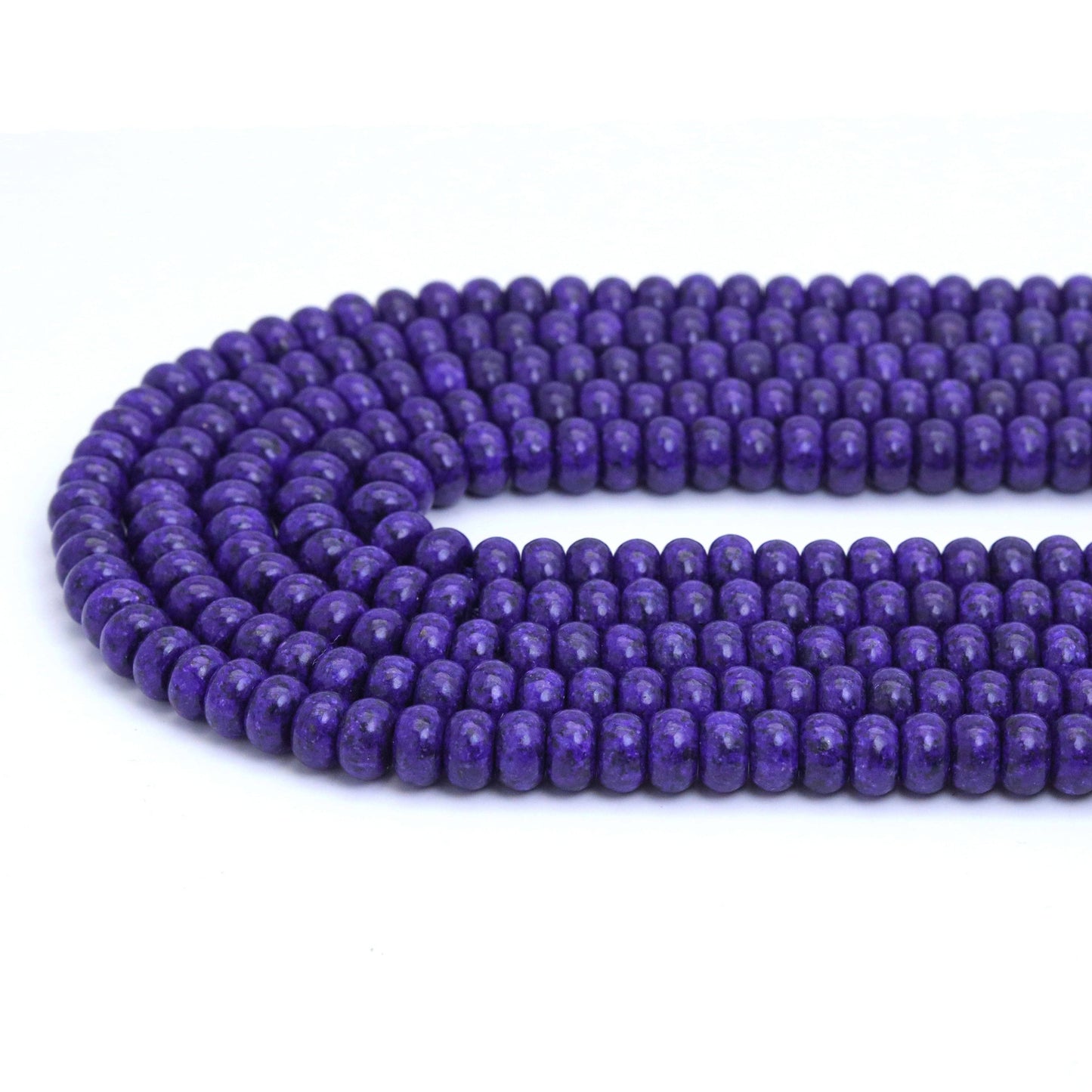 5x8mm Smooth Rondelle Jade beads, Sku#U2054
