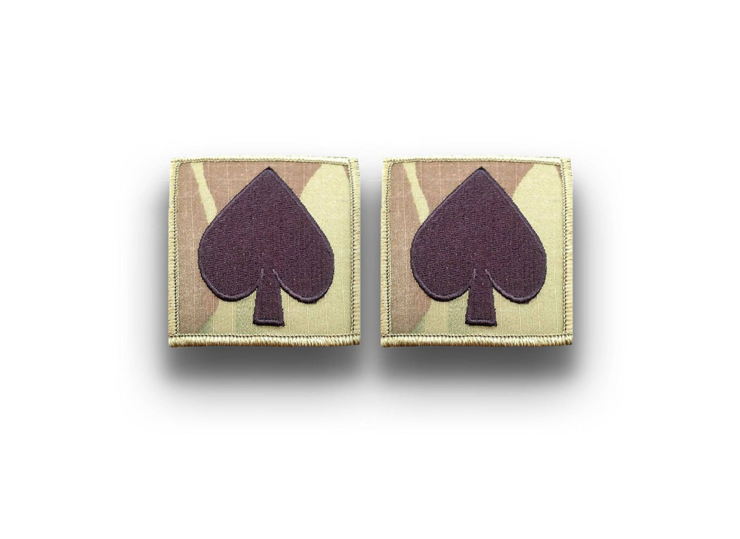 U.S. Army 506th Infantry Spade OCP Helmet Patch (pair)
