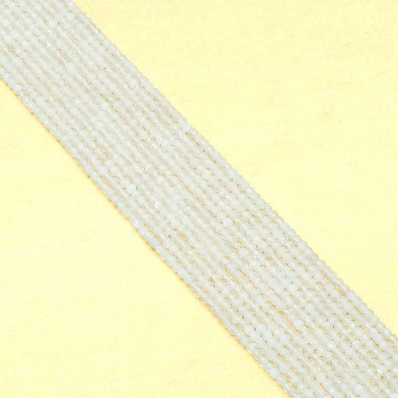 Genuine Blue Moonstone Faceted Cube Beads, 2.5mm, Sku#U1536