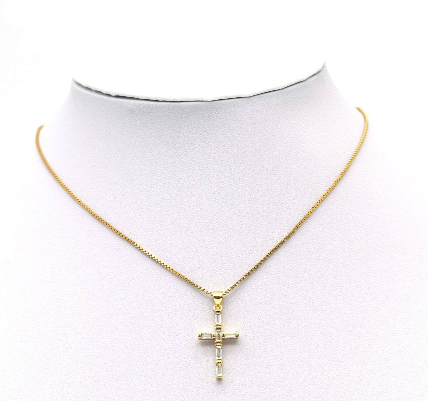 CZ Cross Charm, Sku#JL94