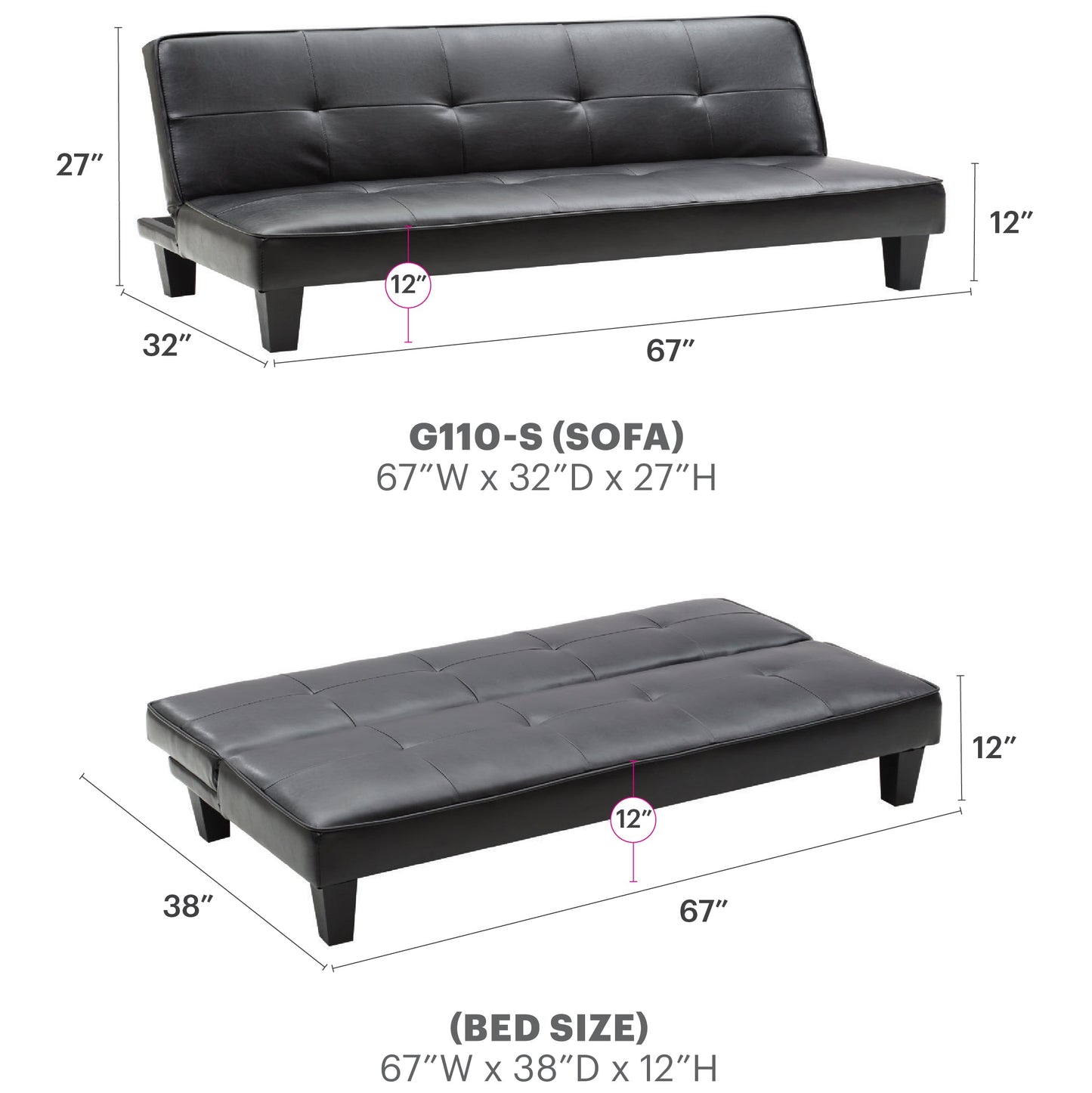 Alan G110-S Sofa Bed