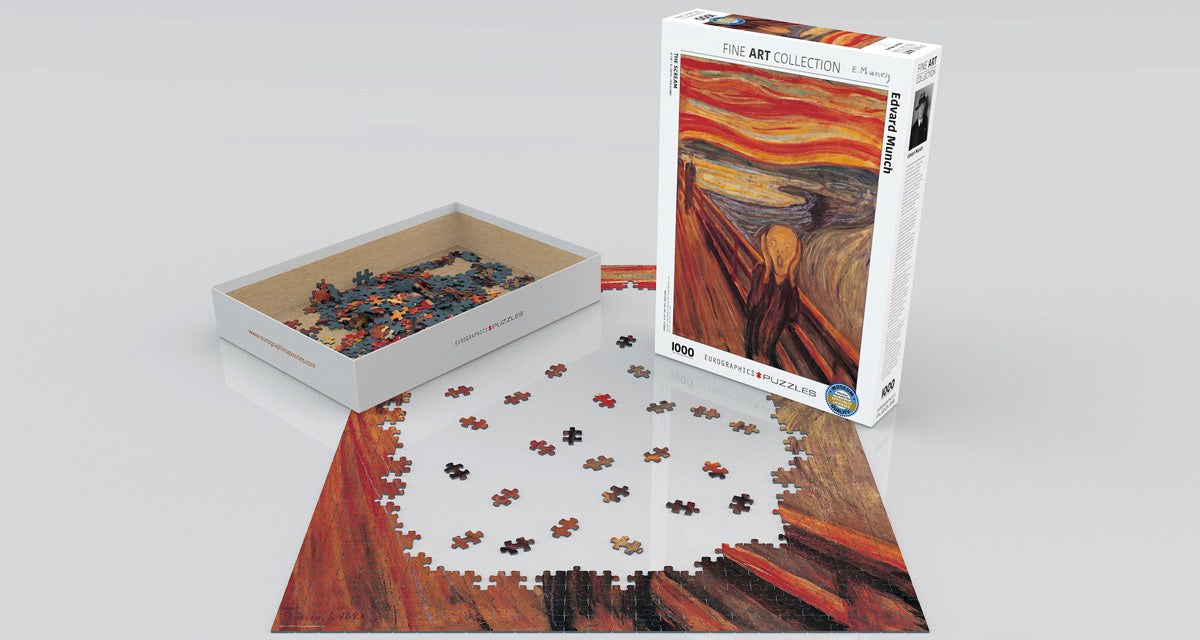 Puzzle: Fine Art Masterpieces - The Scream by Edvard Munch