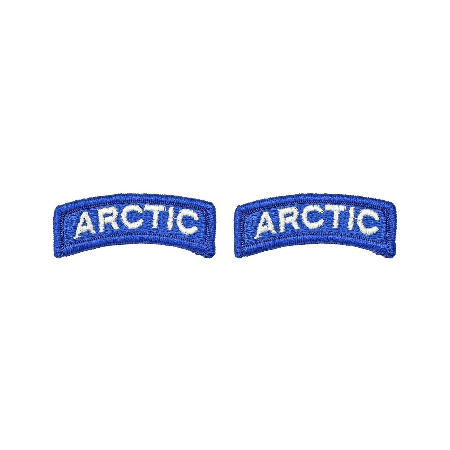 Arctic Blue and White Color Tab (Pair)