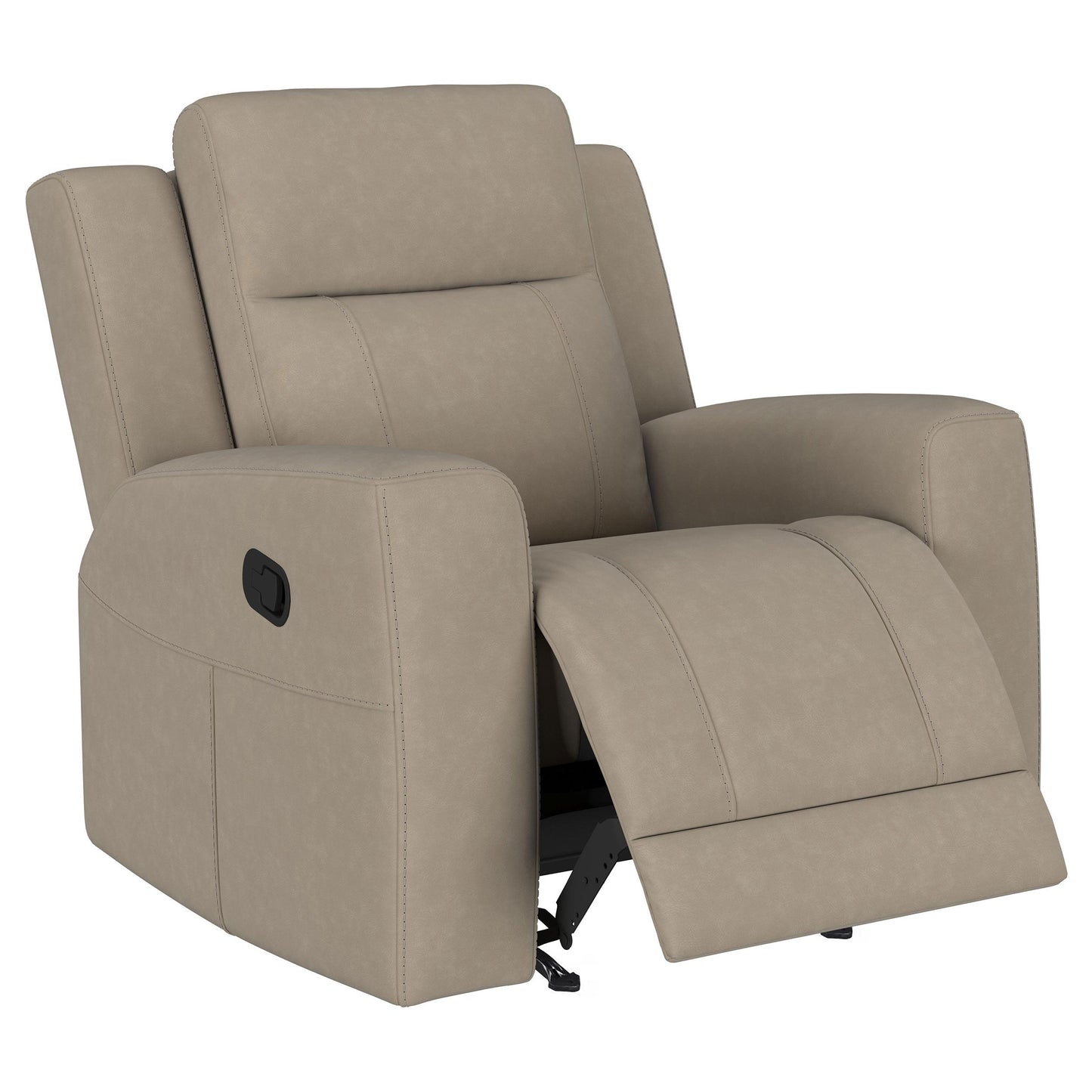Slater Taupe Upholstered Recliner