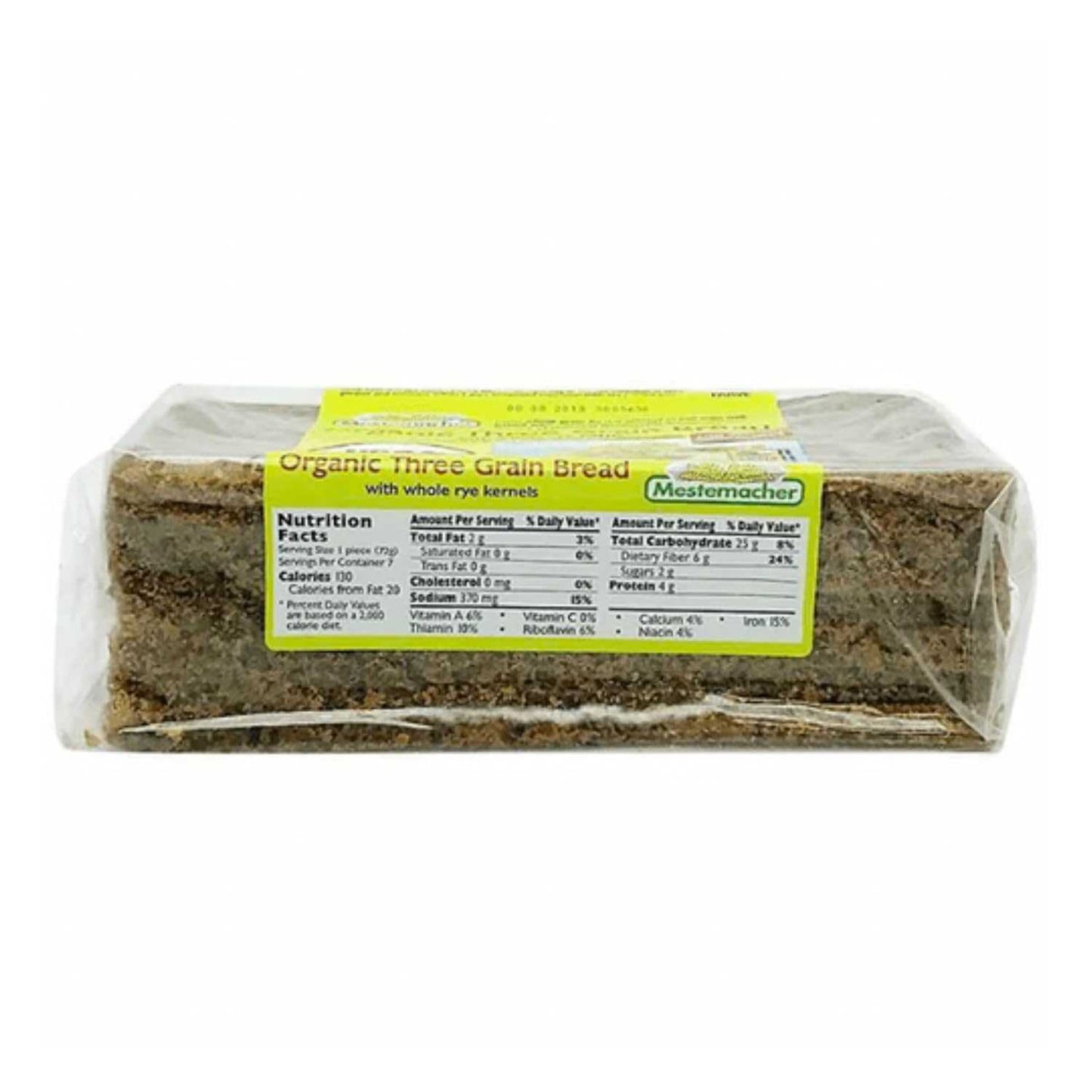 MESTEMACHER: Bread Natural Three Grain, 17.6 oz