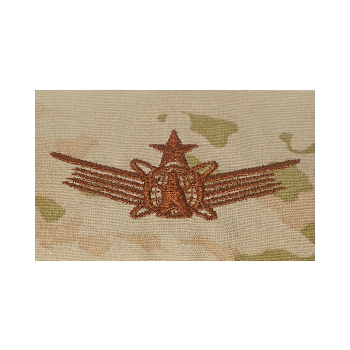 U.S. Air Force Space Senior Spice Brown OCP Sew-On Badge