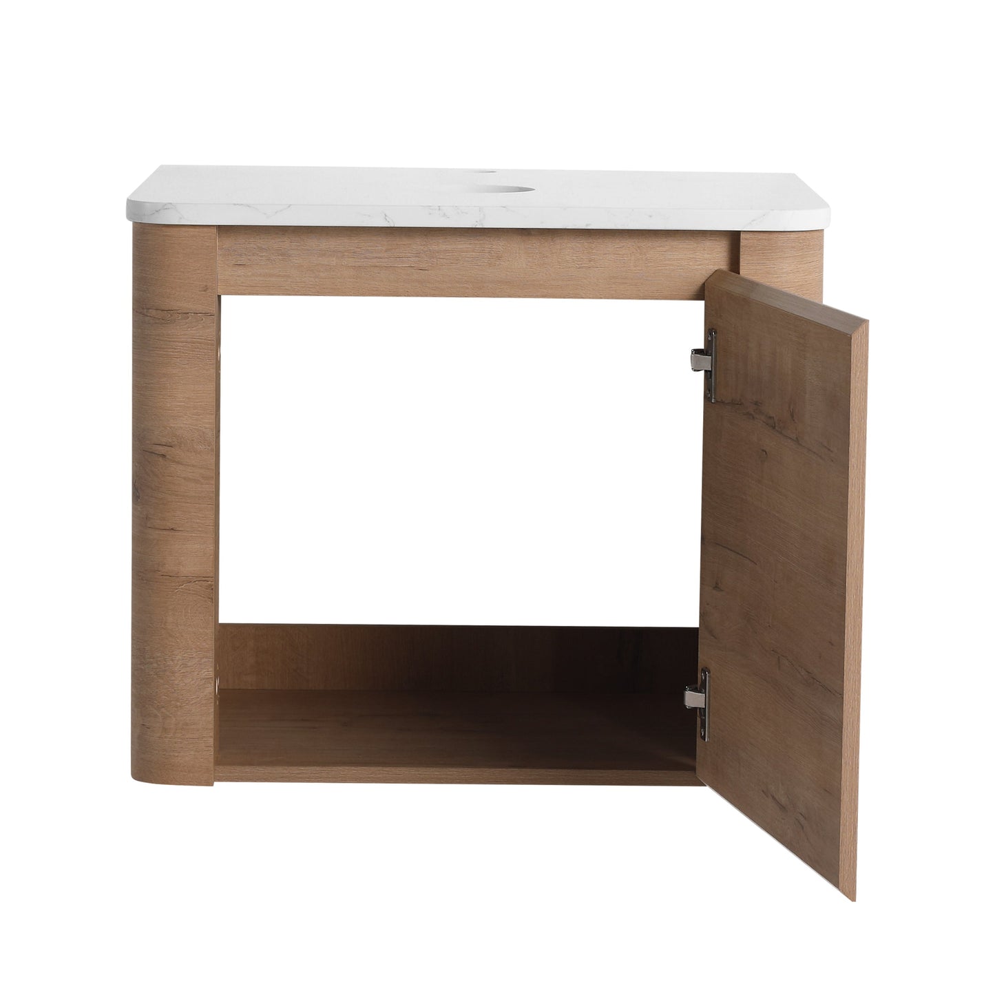 24" Wall-Mounted Bathroom Vanity & 1-Soft-Close Door