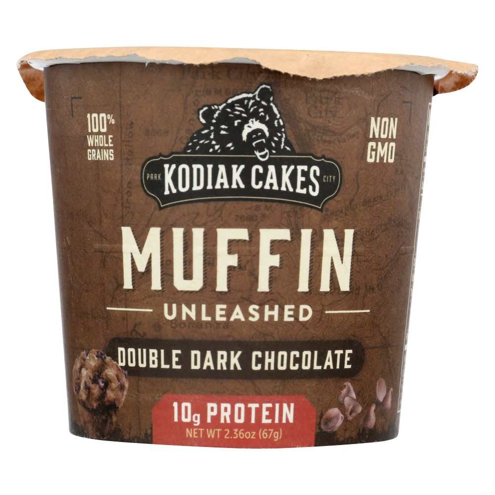 KODIAK Minute Muffins Double Dark Chocolate - Delicious | Whole Grain