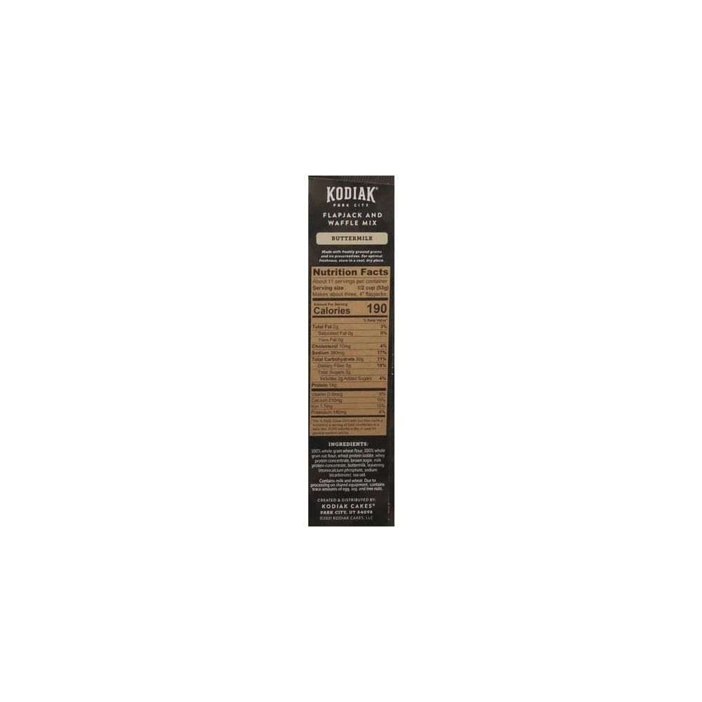 KODIAK CAKES Flapjack and Waffle Mix Whole Grain Buttermilk | 20 oz