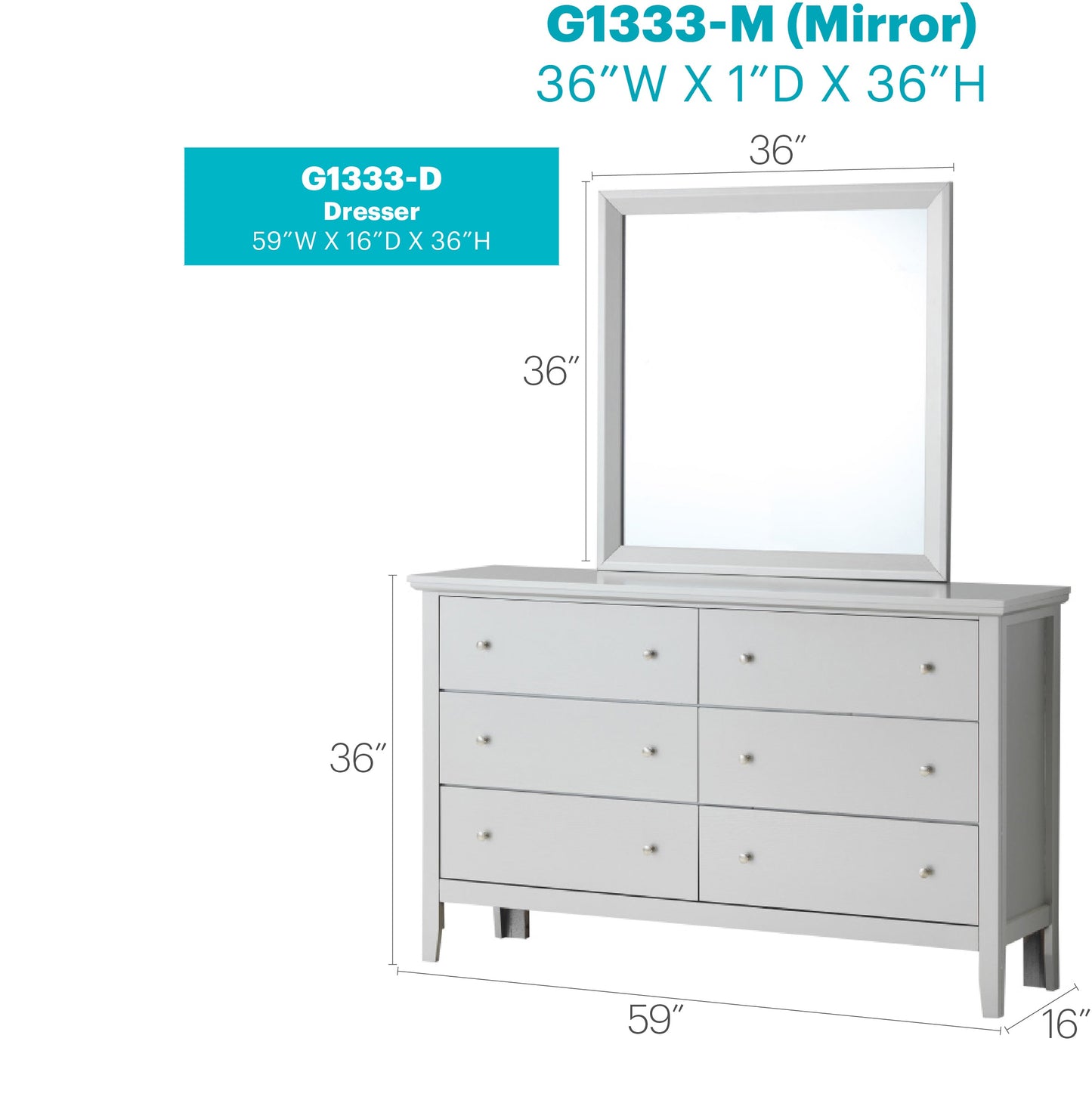 Primo G1333-D Dresser