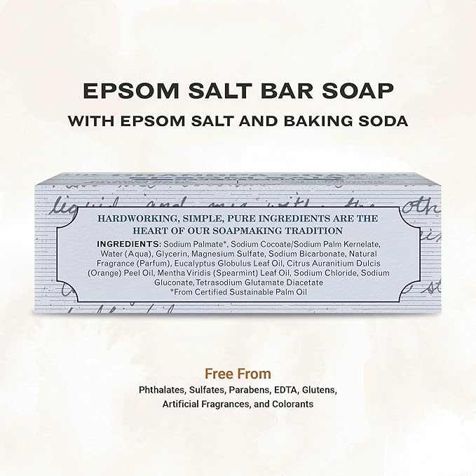 GRANDPAS: Soap Bar Epsom Salt, 4.25 oz