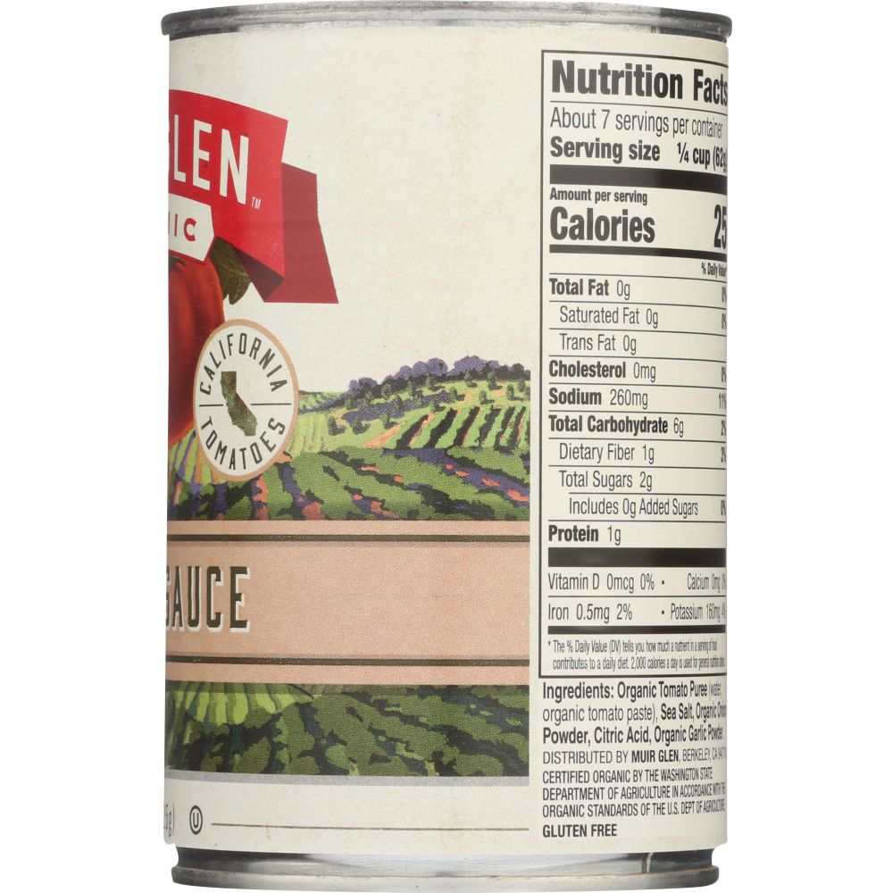 MUIR GLEN: Organic Tomato Sauce, 15 oz