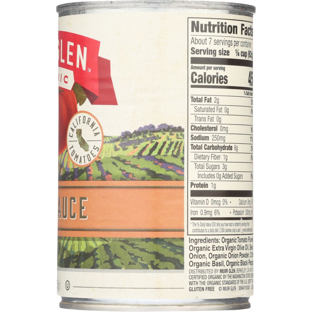 MUIR GLEN: Organic Pizza Sauce, 15 oz