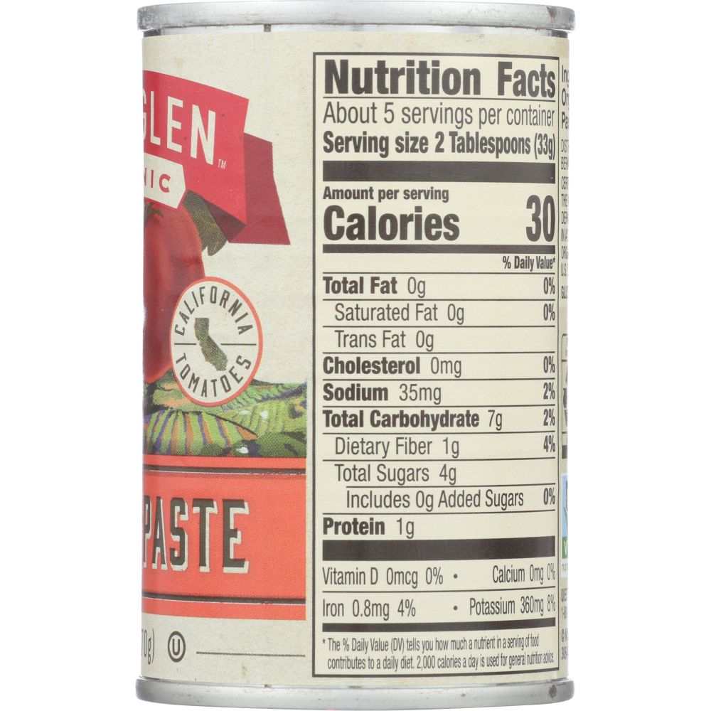 MUIR GLEN: Organic Tomato Paste, 6 oz