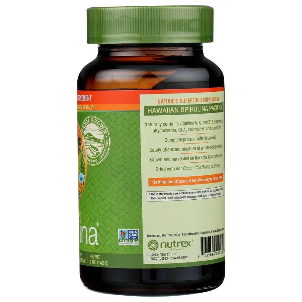 NUTREX: Hawaii Spirulina Pacifica Pure Hawaiian Nature's Multi-Vitamin Powder, 5 oz