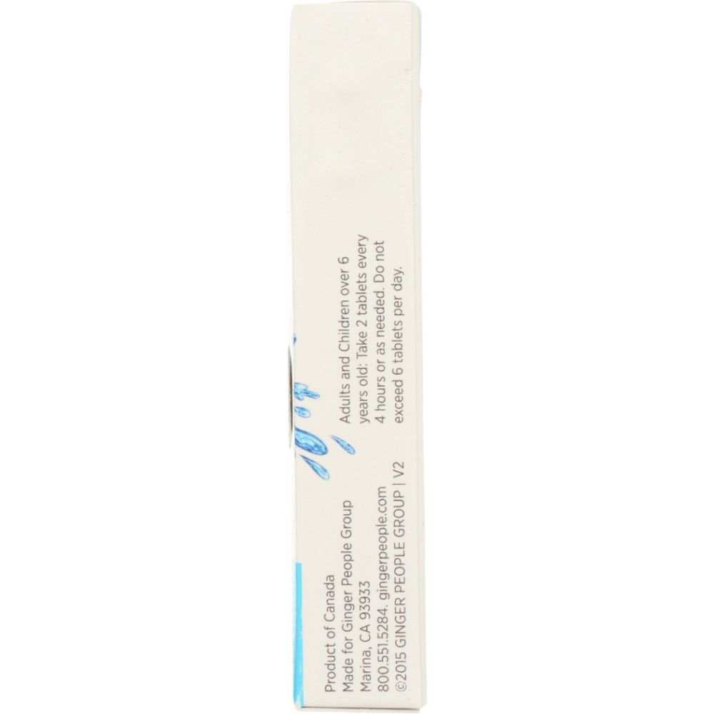 THE GINGER PEOPLE: Ginger Rescue Chewable Ginger Strong Tablets, 0.55 oz