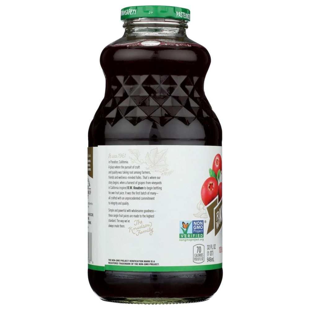 R.W. Knudsen: Family Just Cranberry Juice Organic -32oz |Fresh|Natural