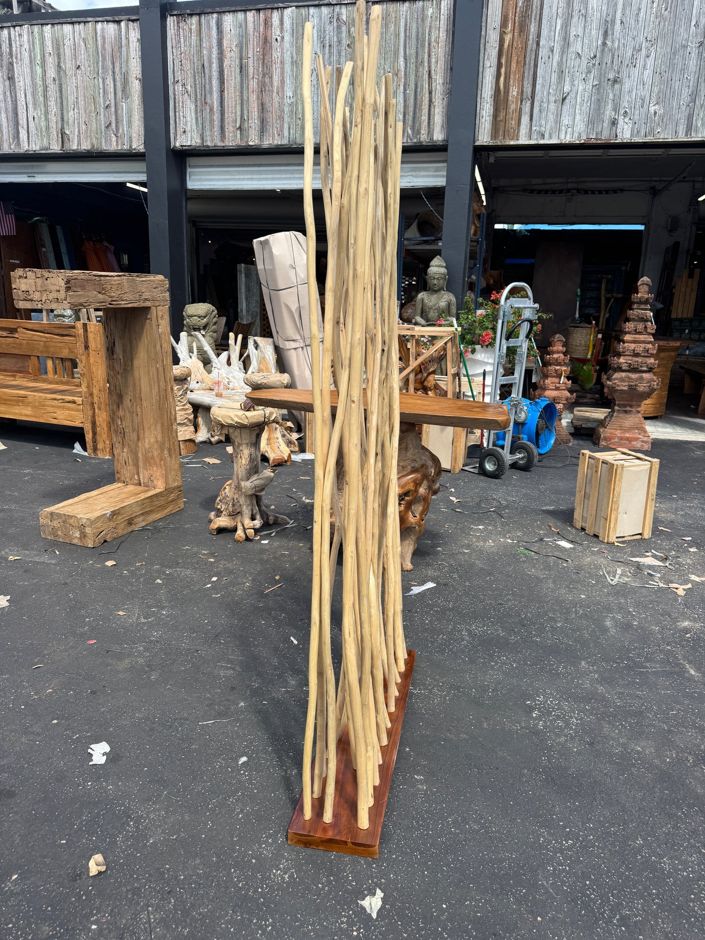Teak Branch Screen/Divider