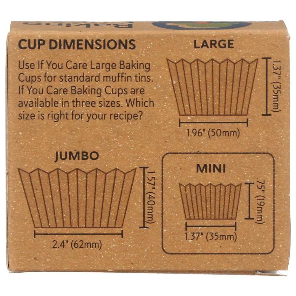 IF YOU CARE: Mini Baking Cups - 90 Pack Eco-Friendly Unbleached Greaseproof Paper