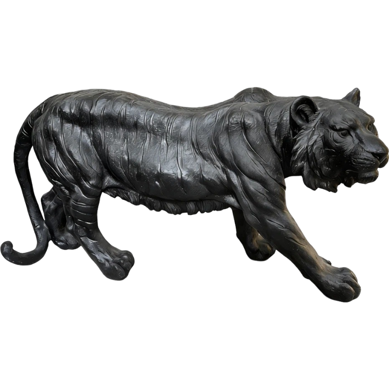 Simulated Black Tiger Statue
