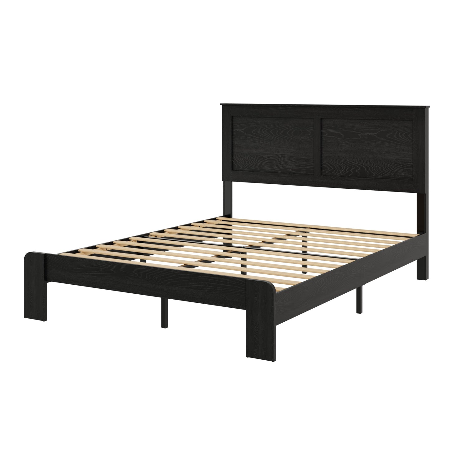 Full Size Wood Platform Bed Frame