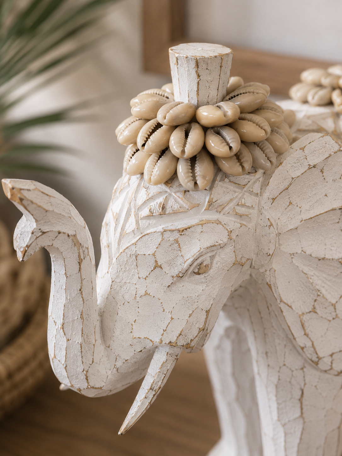 Elephant w/Shells Set/2pcs