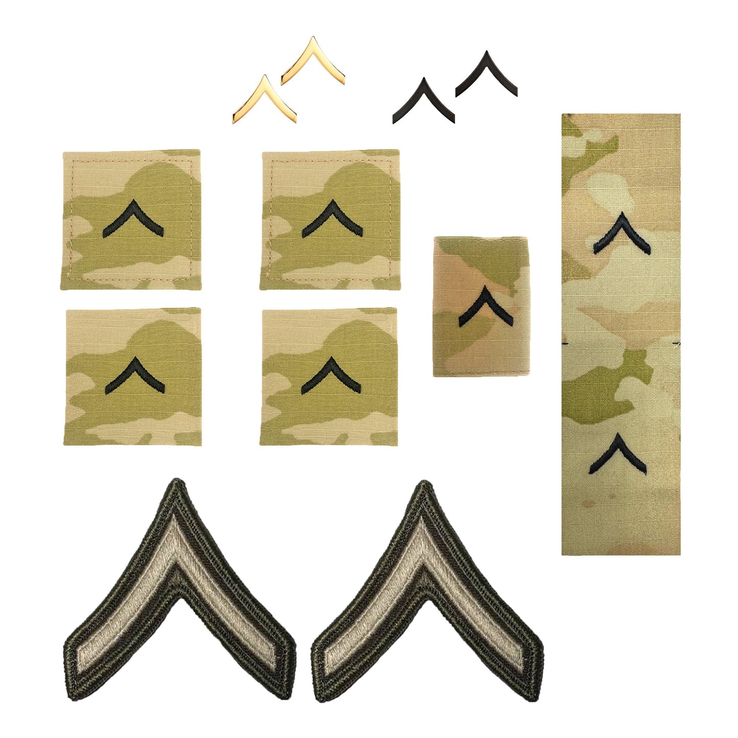 U.S. Army (E2) Private AGSU Rank Bundle (Male)