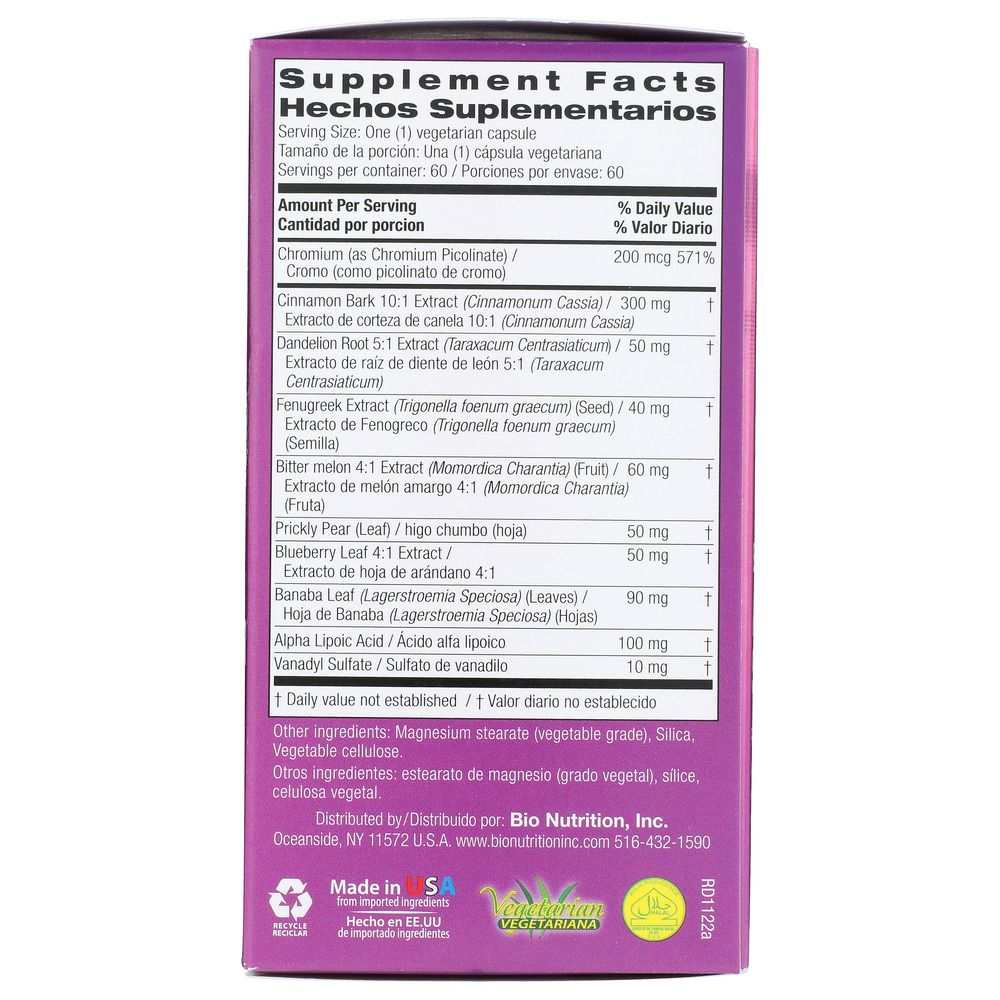BIO NUTRITION: Blood Sugar Wellness