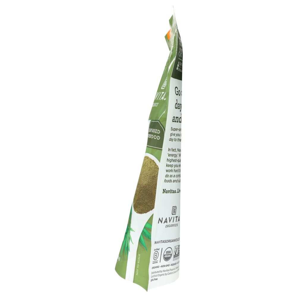 NAVITAS Organic Raw Hemp Protein Powder, 12 oz