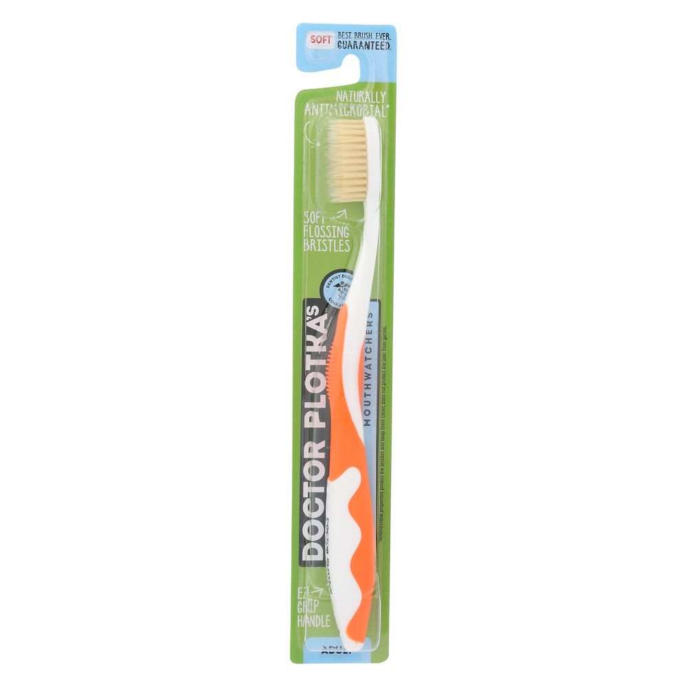 MOUTH WATCHERS Toothbrush Adult Manual Orange - 1 Piece | Oral Care