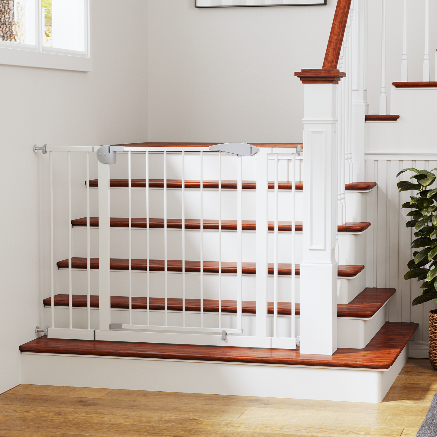 2 Pack 29.5-44.1" Wide Baby Gate for Stairs