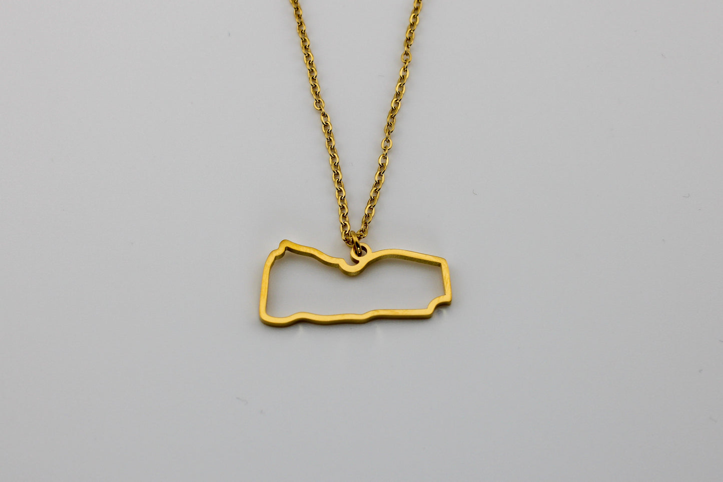 Yemen Map Necklace | Outline