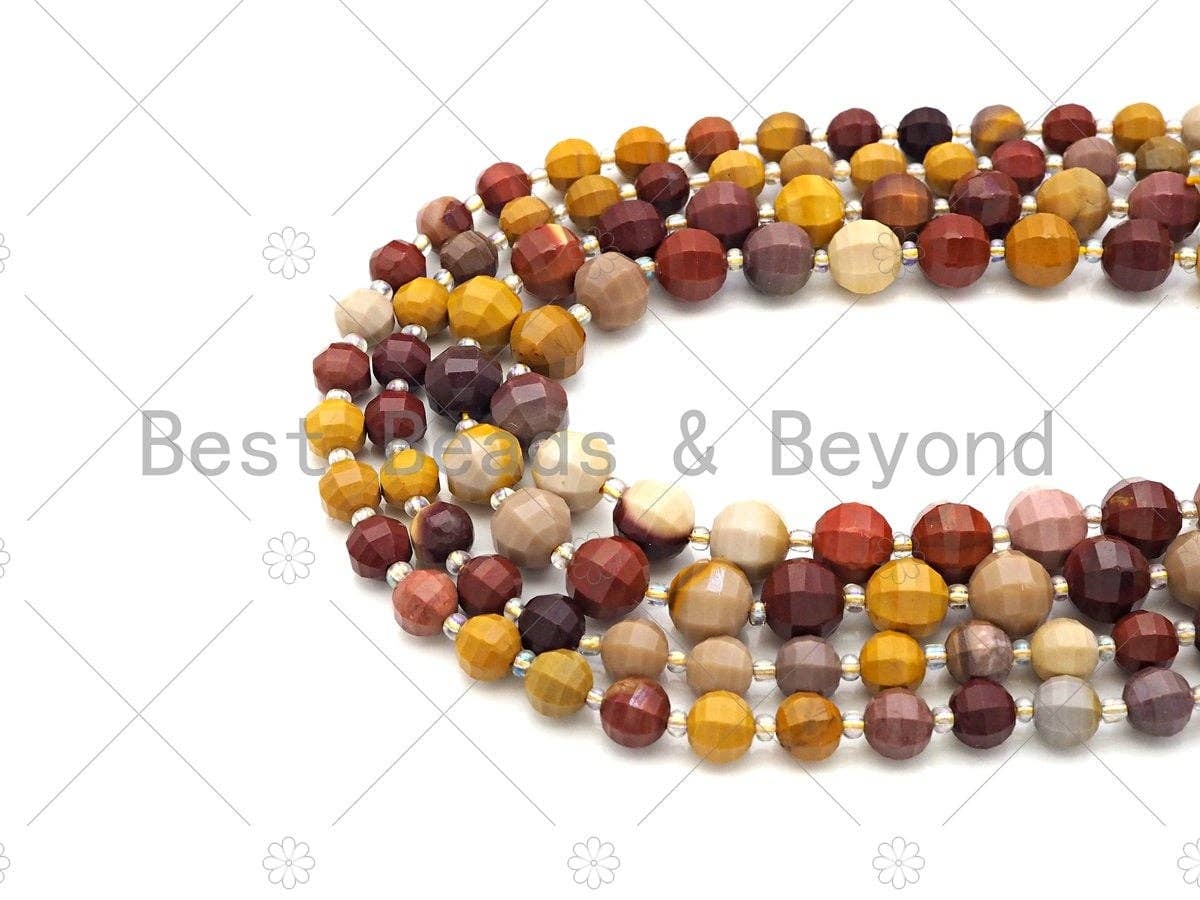 New Cut!!! Natural High Quality Round Latern Cut Mookaite Beads, 8mm/10mm Genuine Mookaite Beads, 15.5'' Full Strand, Sku#U1121
