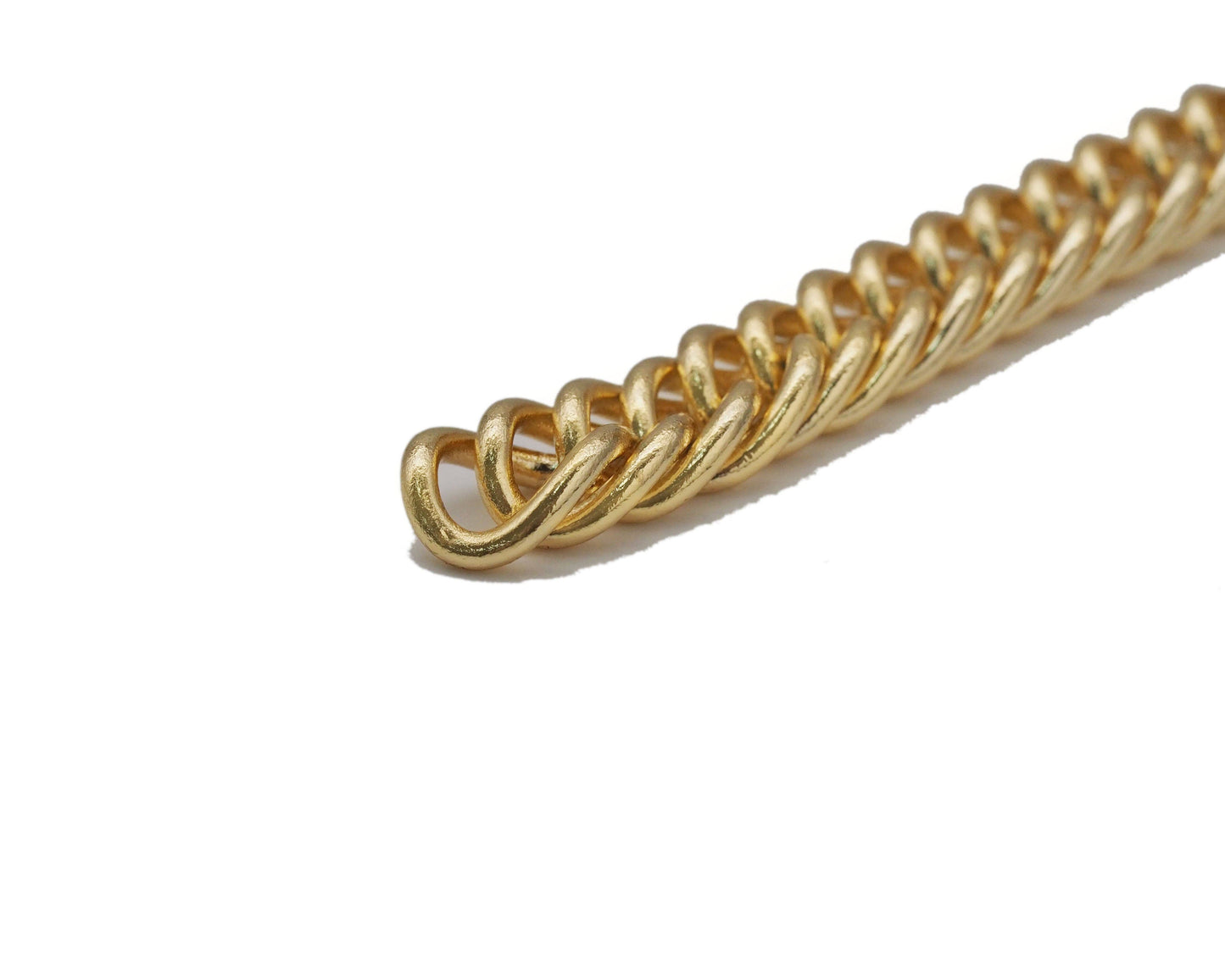 Wholesale Gold Filled Wheat Curban Chain by Yard, sku# LS11