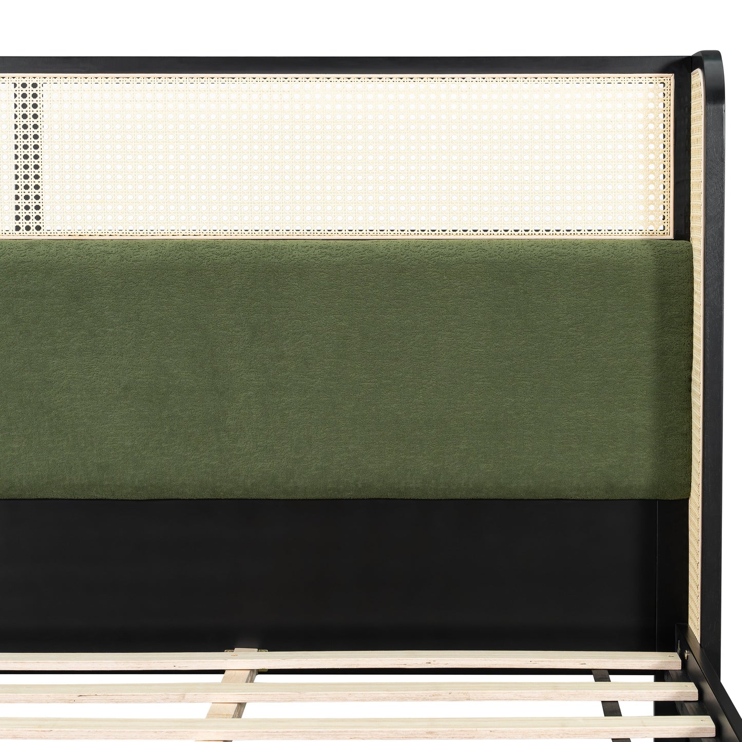 King Size Bed Frame in Black and Green