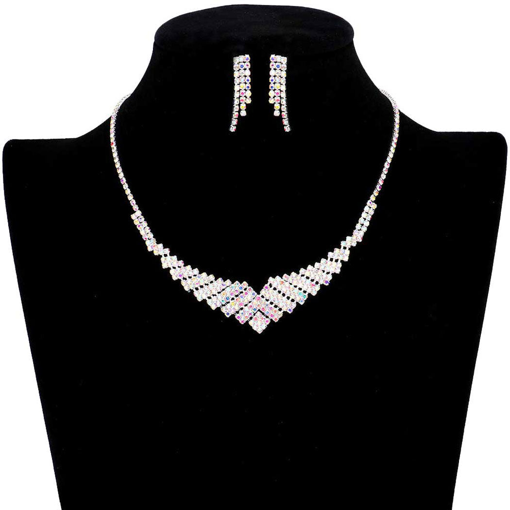 Rhinestone Pave Necklace