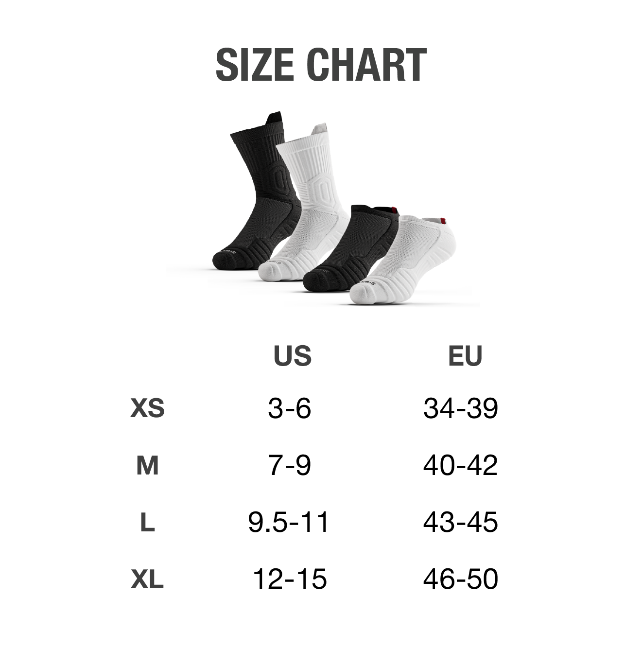 CloudFusion™ Athletic Cushioned Crew Socks