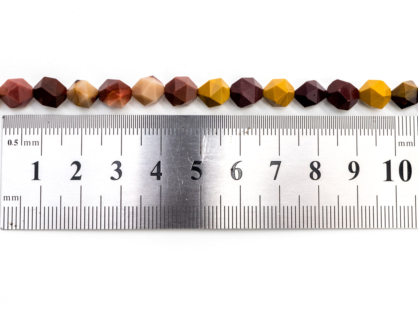 Unique Diamond Cut Quality Natural Mookaite beads, Sku#U134