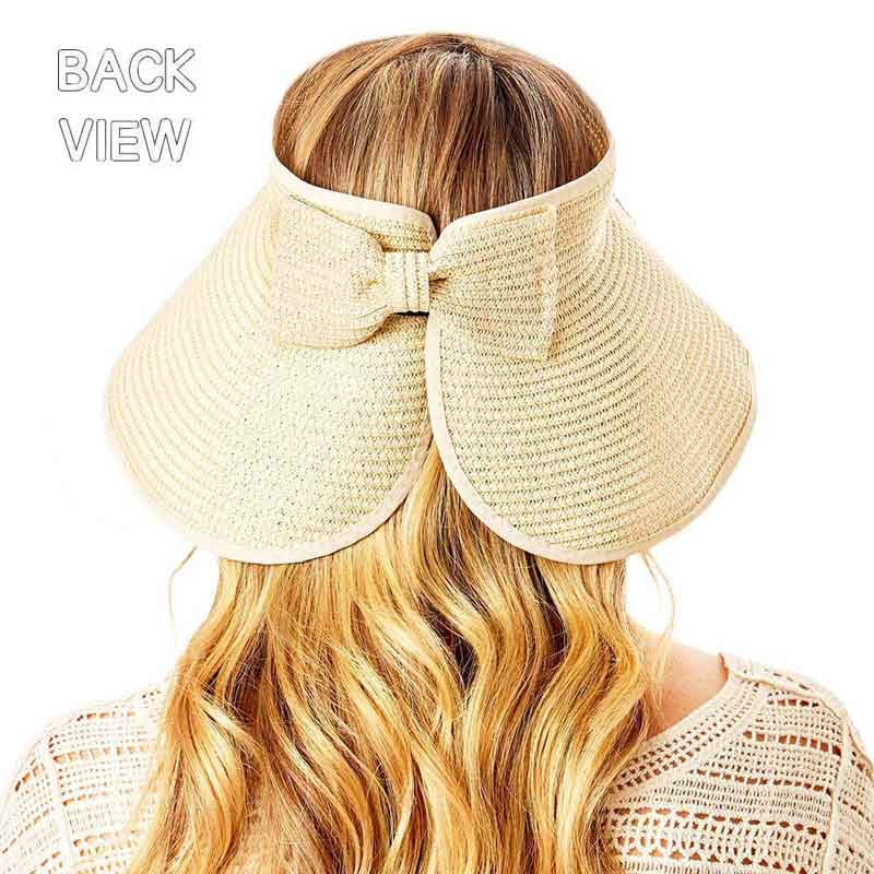 Out Of Office Message Roll Up Foldable Visor Sun Hat