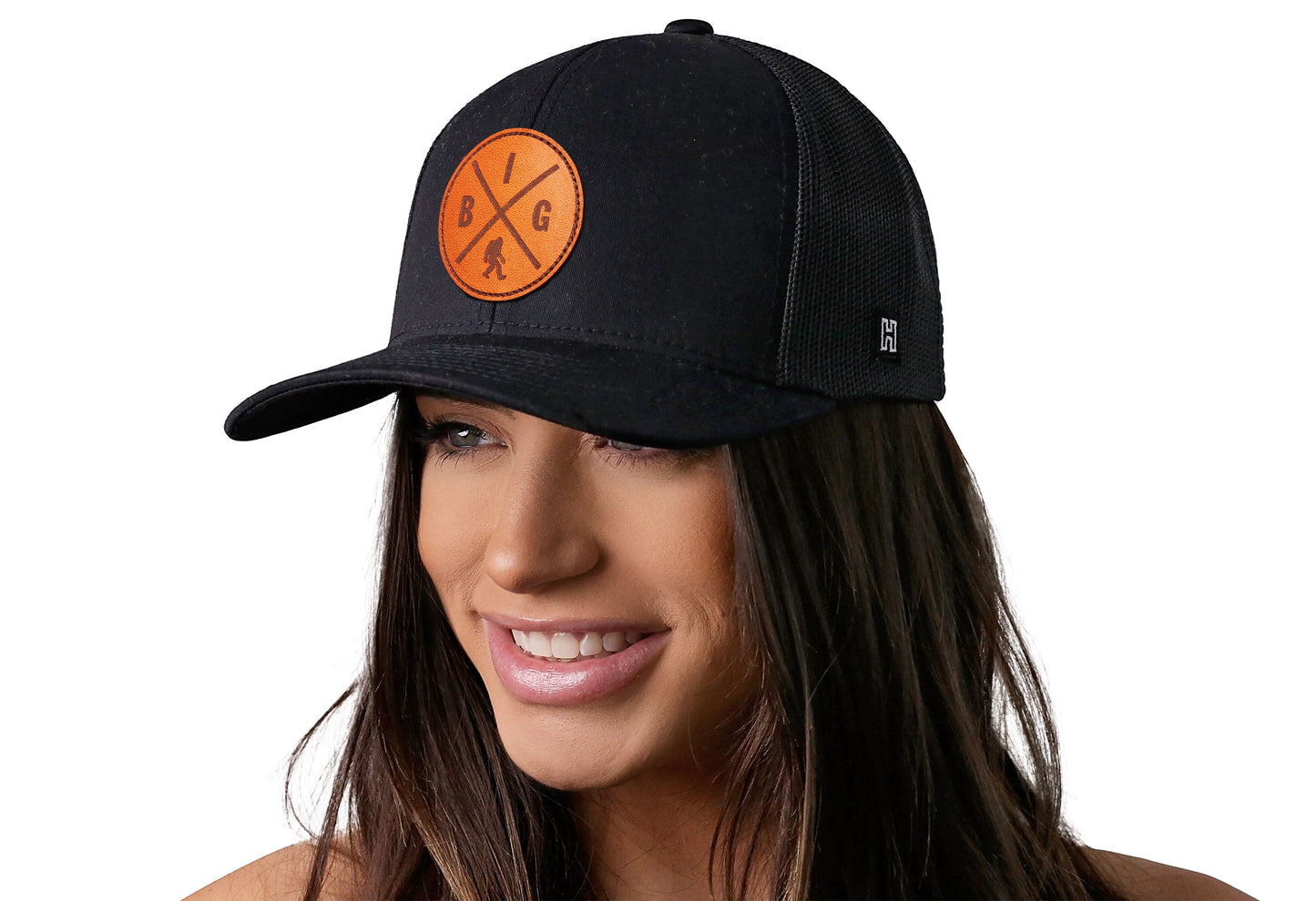 Bigfoot X Trucker Hat | Black Sasquatch Snapback