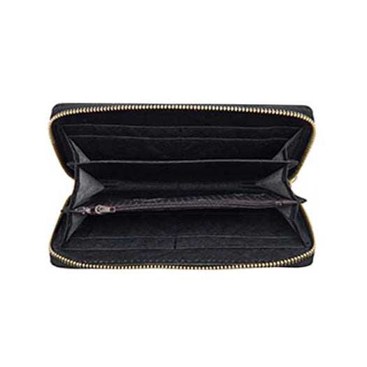 Bling Evil Eye Zipper Wallet