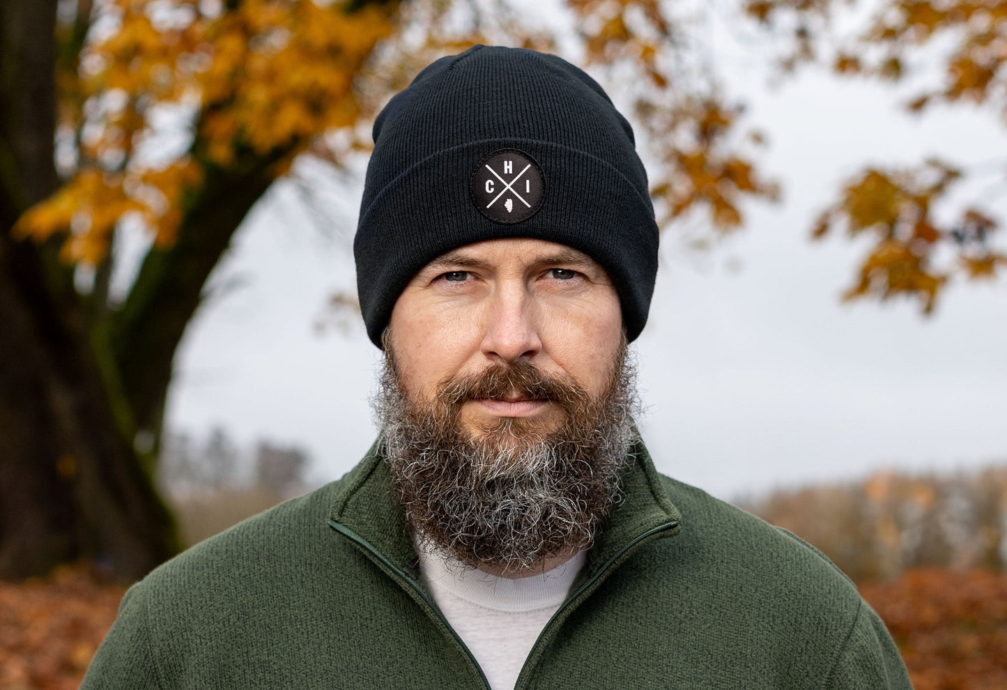 Chicago Beanie | Black CHI X