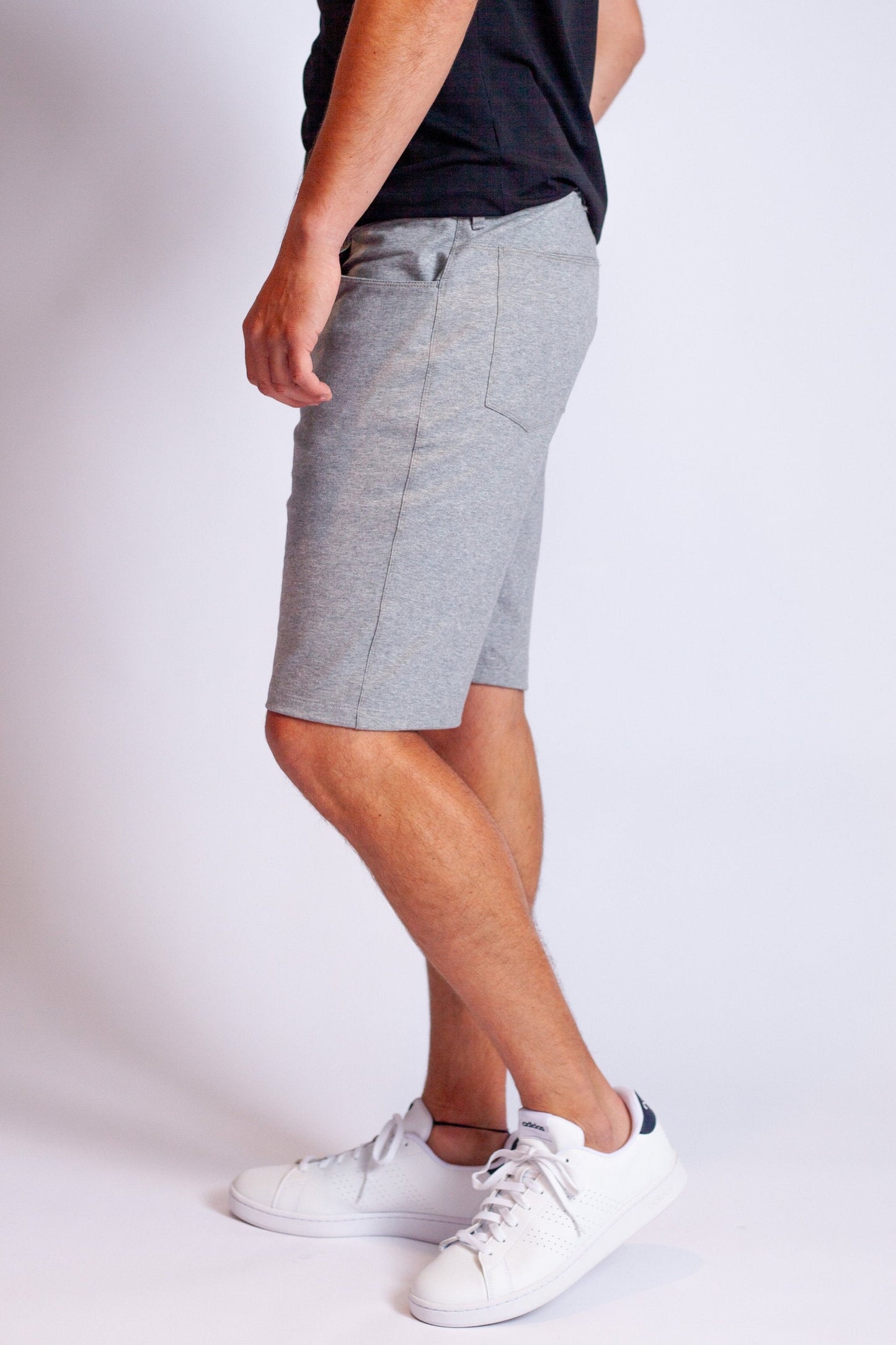 High-Five Tech Shorts - Heather Grey