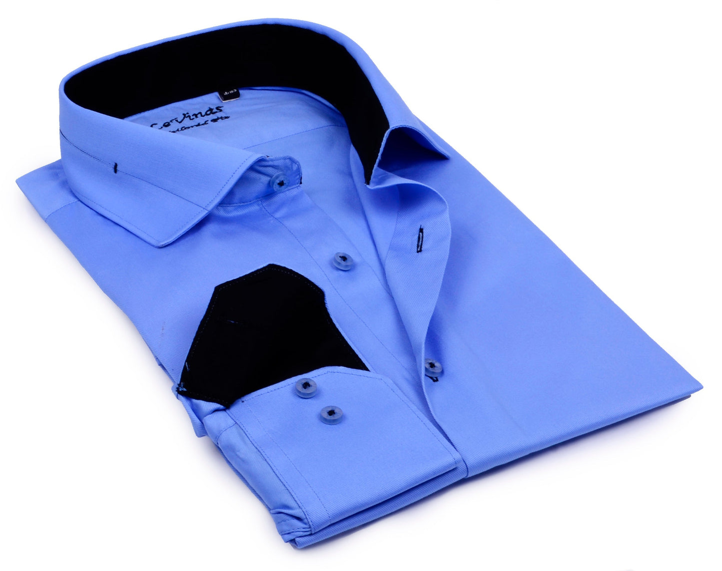 Button-Up Shirt // - Tailored Fit - contrast trimming - final sale - Size 2X-Large